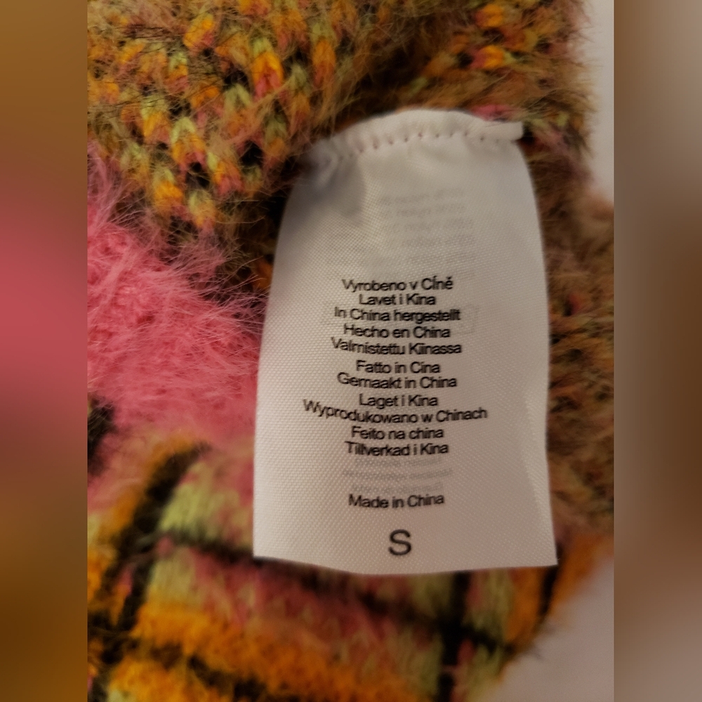 Brandy Melville Pink and Yellow Checkered Dress - Picture 8 of 8